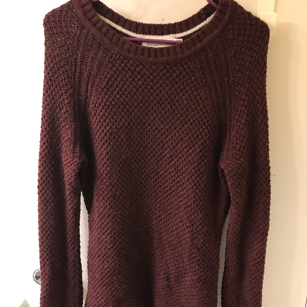 Burgundy Sweater